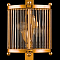 Бра Crystal Lux TADEO AP2 GOLD/TRANSPARENTE
